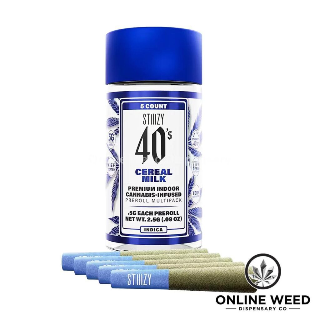 Stiiizy 40's 2.5g Infused Pre-Rolls - Cereal Milk