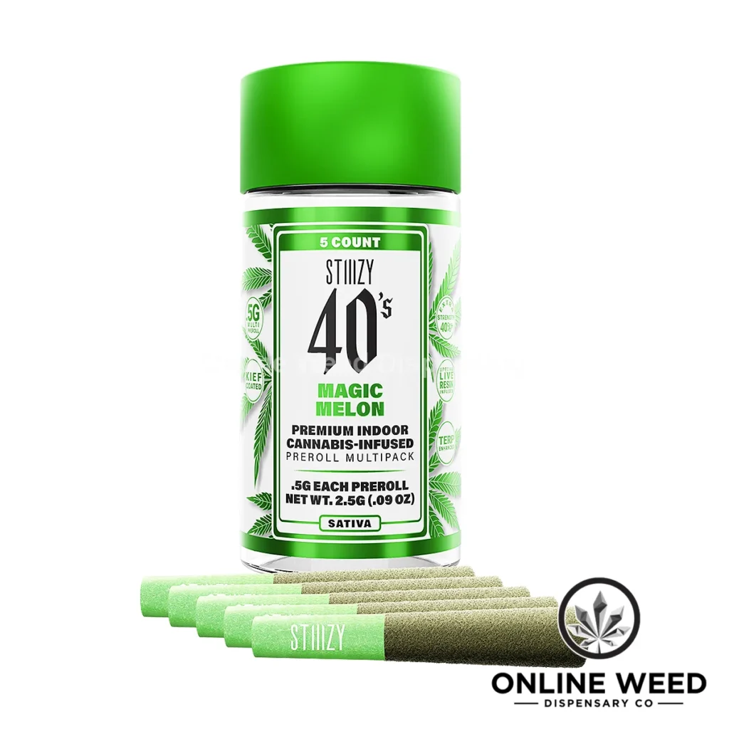 Stiiizy 40's 2.5g Infused Pre-Rolls - Magic Melon