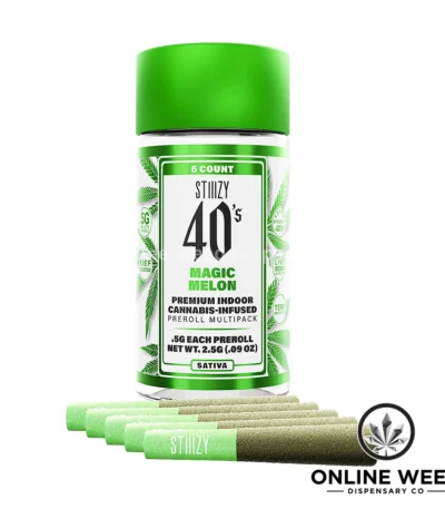 Stiiizy 40's 2.5g Infused Pre-Rolls - Magic Melon