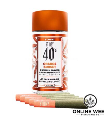 Stiiizy 40's 2.5g Infused Pre-Rolls - Orange Sunset