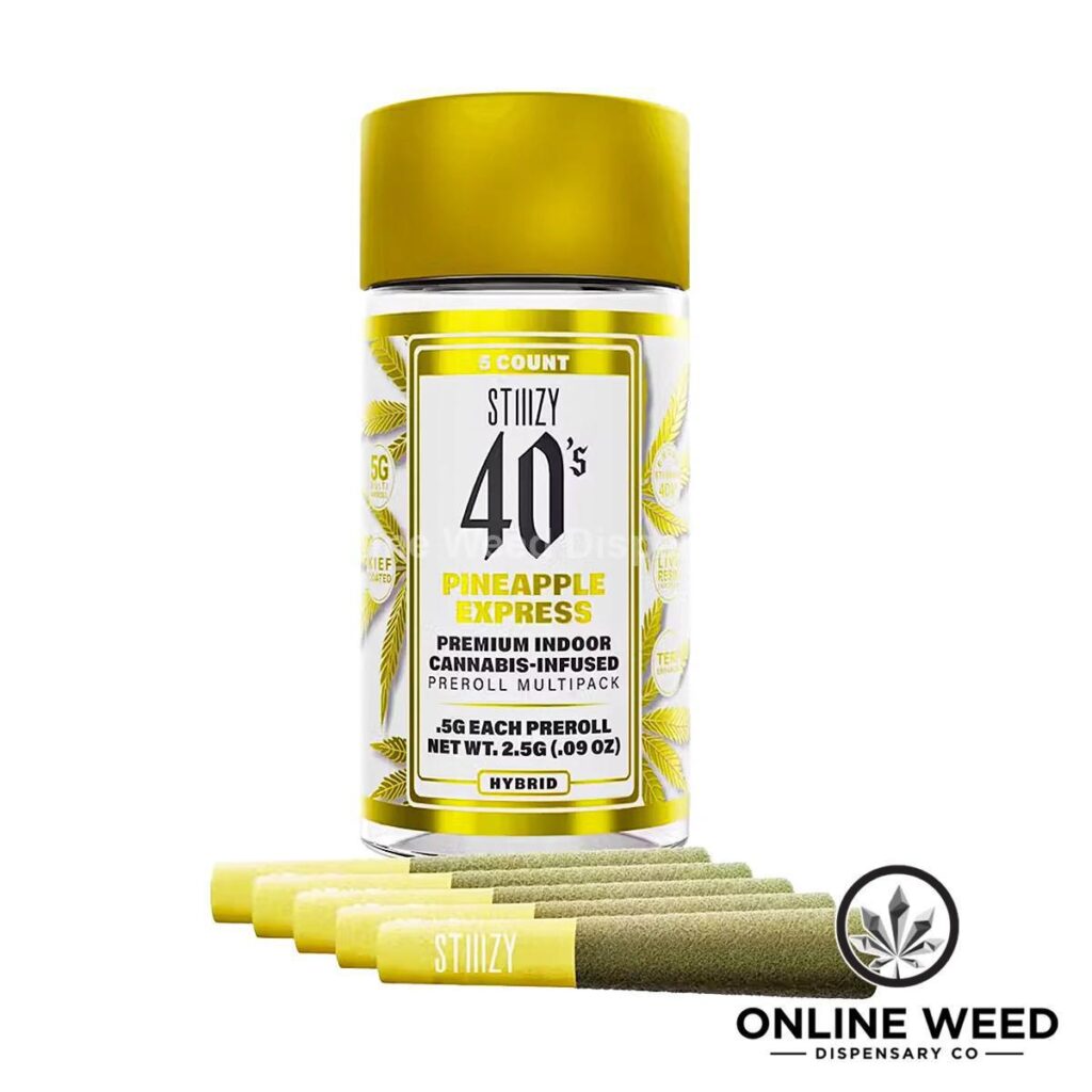 Stiiizy 40's 2.5g Infused Pre-Rolls - Pineapple Express