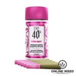 Stiiizy 40's 2.5g Infused Pre-Rolls - Pink Acai