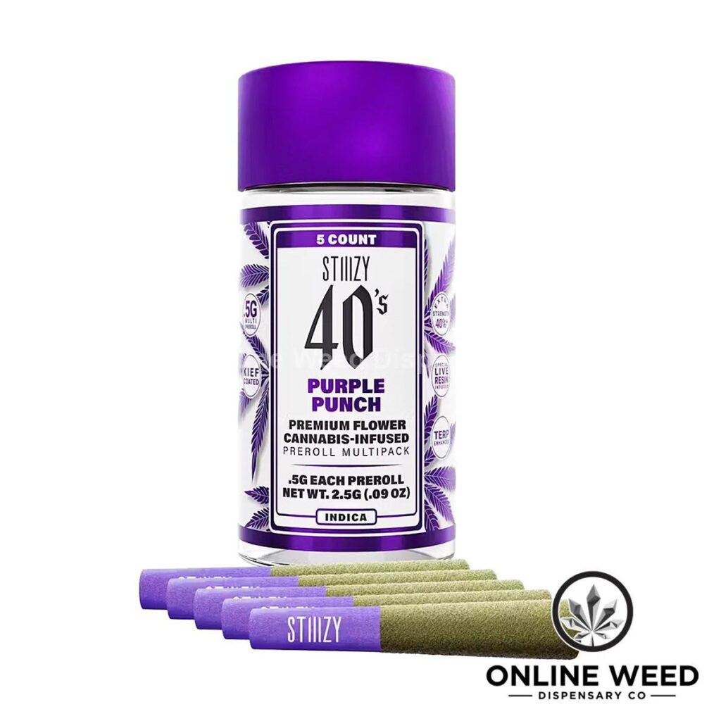 Stiiizy 40's 2.5g Infused Pre-Rolls - Purple Punch
