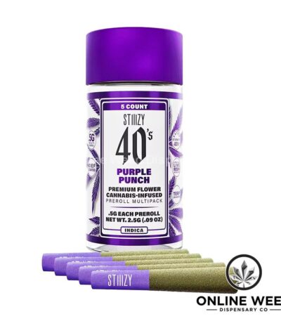 Stiiizy 40's 2.5g Infused Pre-Rolls - Purple Punch