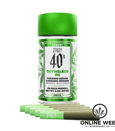 Stiiizy 40's 2.5g Infused Pre-Rolls - Skywalker OG