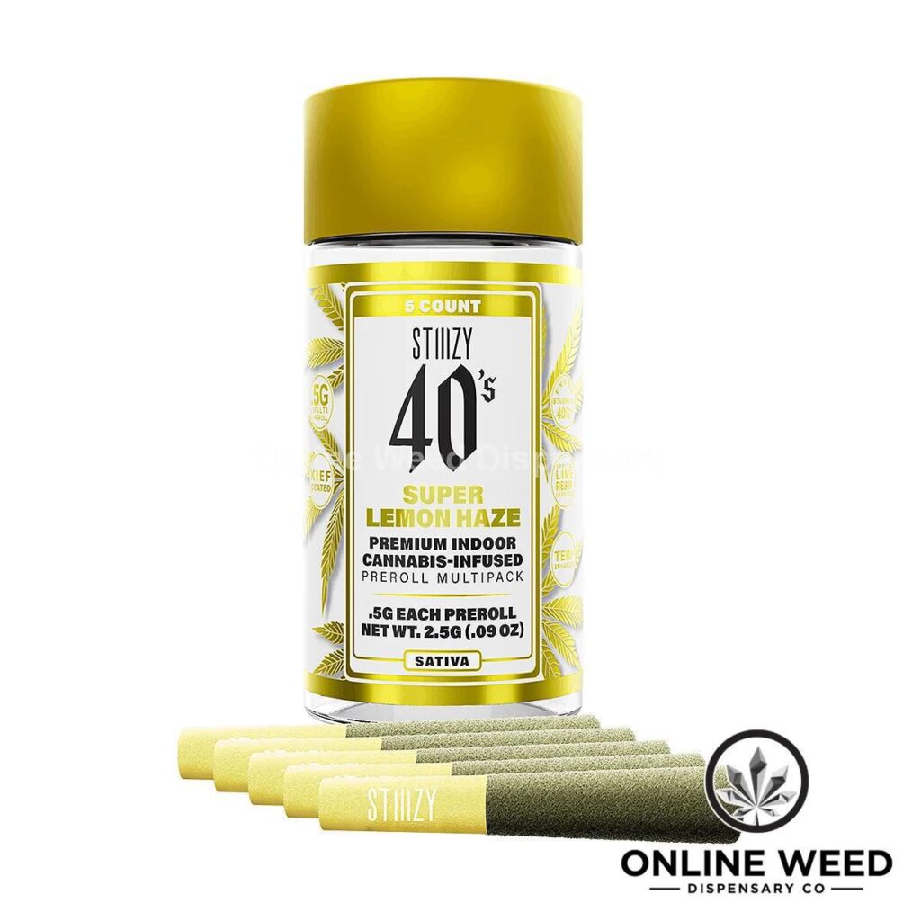 Stiiizy 40's 2.5g Infused Pre-Rolls - Super Lemon Haze