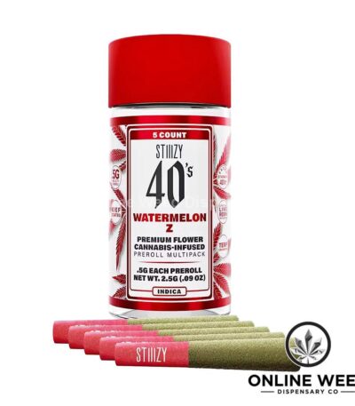 Stiiizy 40's 2.5g Infused Pre-Rolls - Watermelon Z