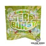 Terp Burst 800mg Liquid Diamond Infused Gummies - Coconut Lime