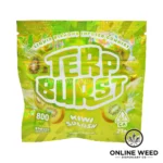 Terp Burst 800mg Liquid Diamond Infused Gummies - Kiwi Splash