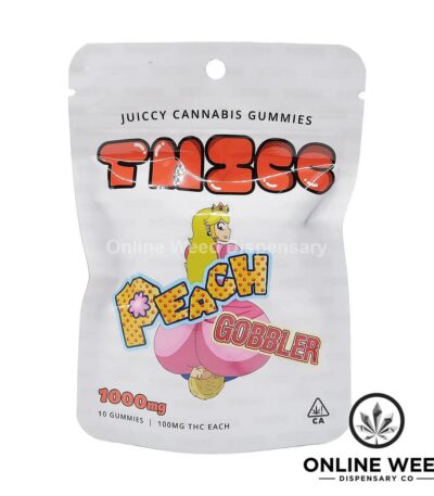 Thicc 1000mg THC Gummies - Peach Gobbler