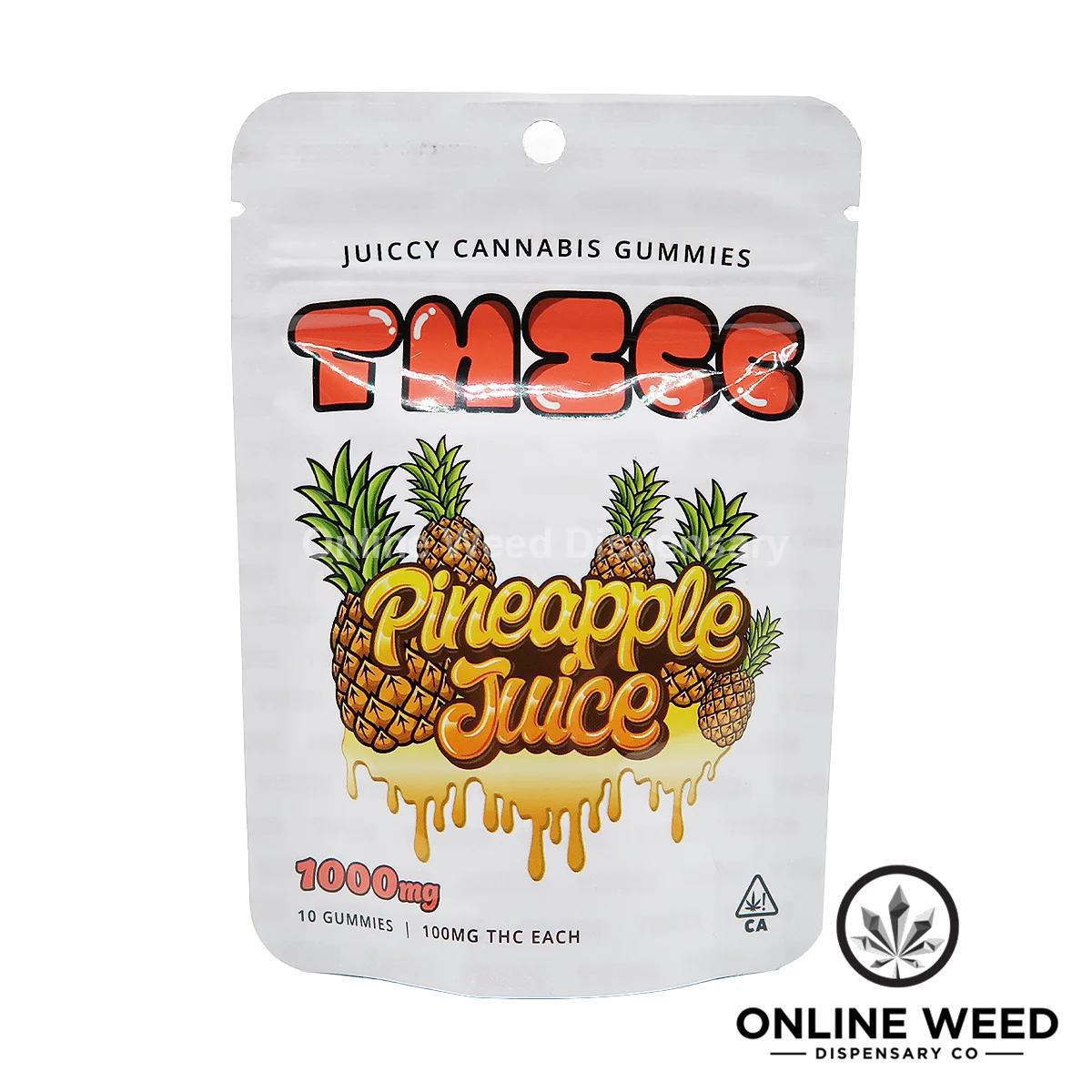 Thicc 1000mg THC Gummies - Pineapple Juice Thicc 1000mg THC Gummies - Pineapple Juice