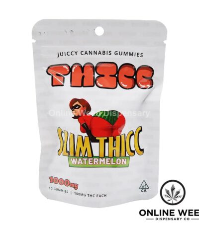 Thicc 1000mg THC Gummies - Slim Thicc Watermelon